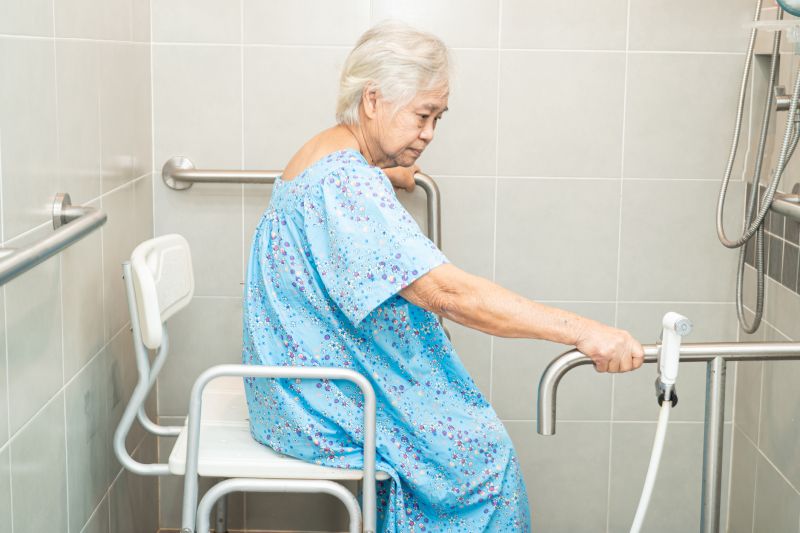 Elderly Shower Installation detail